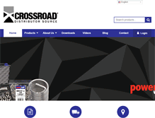 Tablet Screenshot of crossroaddistributorsource.com